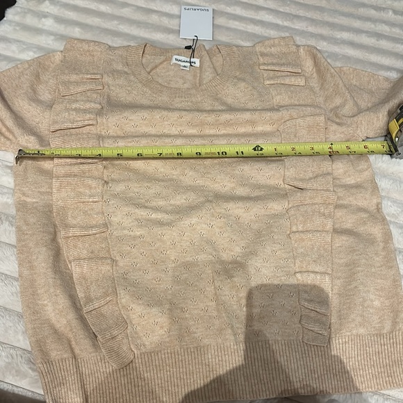 SugarLips oatmeal sweater - L - Picture 3 of 7